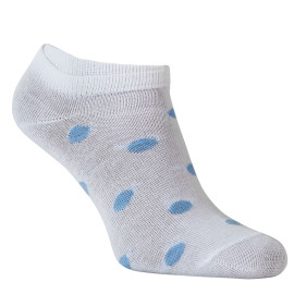 Шкарпетки короткі білі - горох 2005