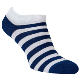 Шкарпетки короткі білі в синю смужку 2005