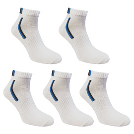 Набір Шкарпеткок низьких бавовняних арт 3005/1 білі - 5 пар