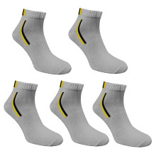 Набір Шкарпеткок низьких бавовняних арт 3005/1 сірі - 5 пар