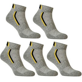 Набір Шкарпеткок низьких бавовняних арт 3005 сірі - 5 пари