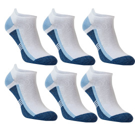Набір шкарпеток коротких LBC003  блакитні - 6 пар
