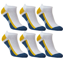 Набір шкарпеток коротких LBC003  жовті - 6 пар