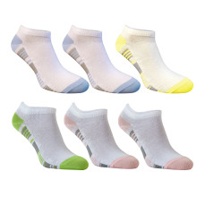 Шкарпетки низьки бавовняни LBC004 асорті - 6 пар