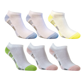 Шкарпетки низьки бавовняни LBC004 асорті - 6 пар