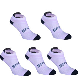 Шкарпетки для спорту UBN001 Ліловий - 5 пар